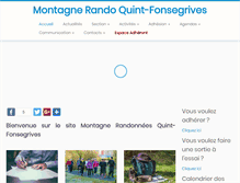 Tablet Screenshot of montagnerando-fonsegrives.com